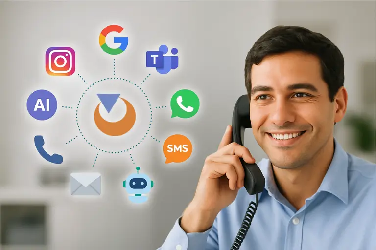 Linha de Telefone em Porto Feliz-SP com Omnichannel, ChatBot e Inteligência Artificial (IA). Mensagens Centralizadas de WhatsApp, Instagram, Facebook e outros sistemas.