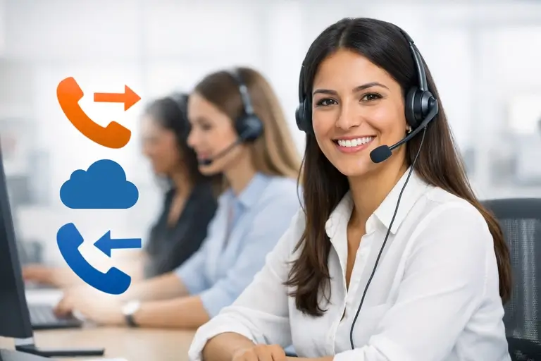 API de Voz para fazer e receber chamadas em central empresarial