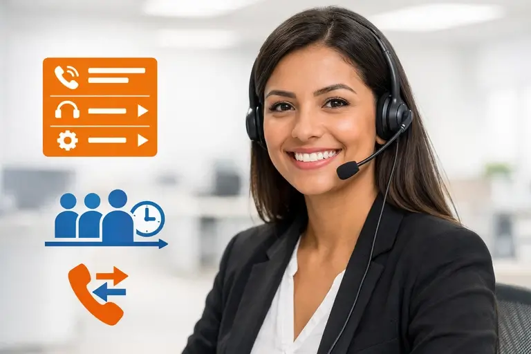 API para Receber Chamadas com URA, filas e transferência