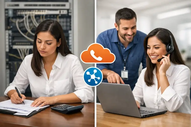 API de Telefonia comparada a PABX tradicional em ambiente corporativo