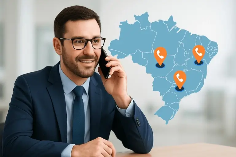 Faça sua empresa parecer mais próxima do cliente independente da sua localização no Brasil com Troca Automática de DDD