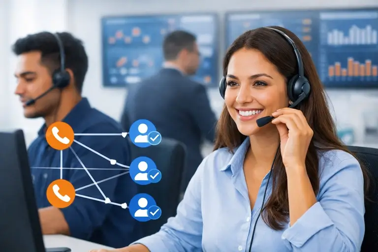 Call Center com Discador Automático em campanha ativa