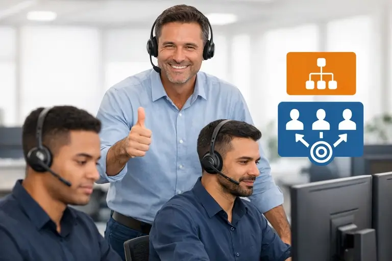 CTI para Call Center com URA, filas e roteamento inteligente