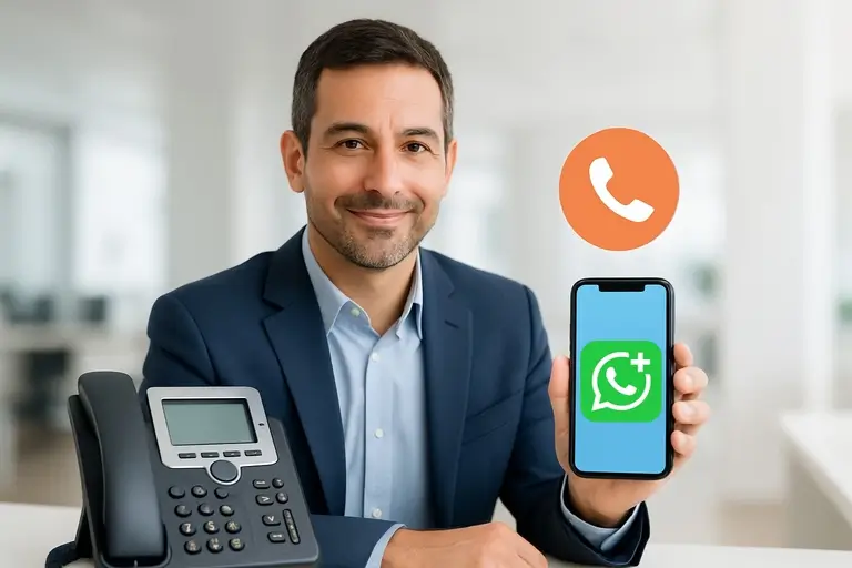 Faça seu atendimento receber Chamadas de Voz do WhatsApp com o Número 0800 da VulcaNet