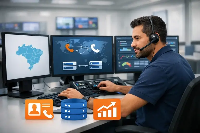 Rotas de Atacado de Voz CLI/BINA e NCLI monitoradas