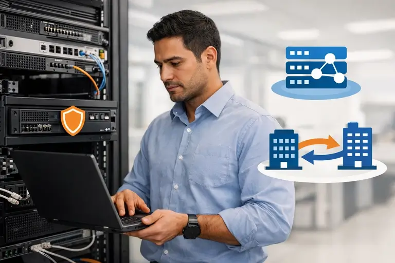 Engenheiro configurando Telefonia Wholesale com SBC e Softswitch