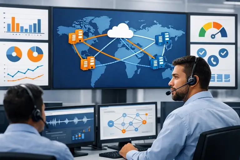 Monitoramento de Voz no Atacado com ASR e rotas estáveis
