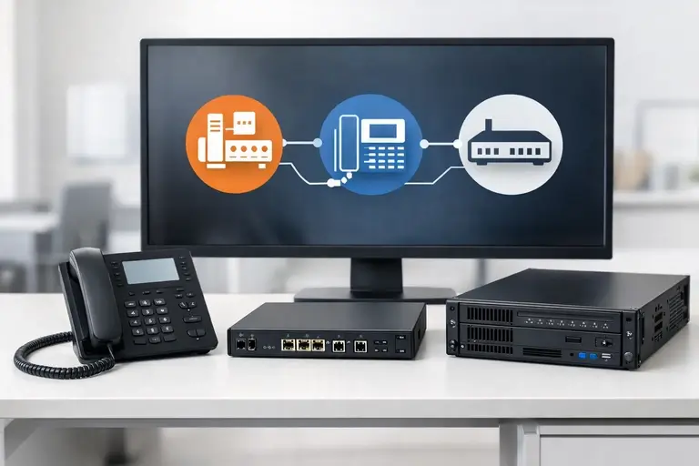 Tronco SIP para Integração conectado a PABX IP e gateways