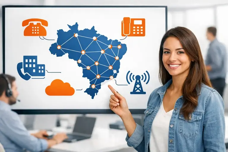 Telefonia no Atacado para ISP em painel com DID e DDDs do Brasil
