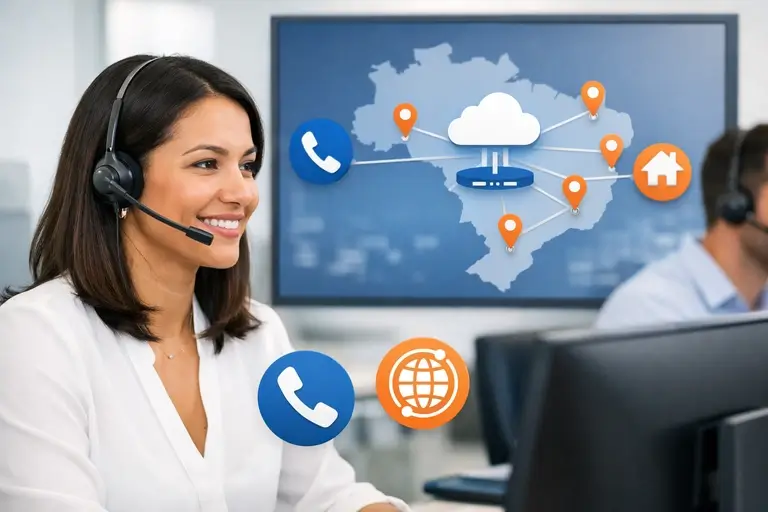 Originação de Chamadas via DID para atendimento em múltiplos DDDs