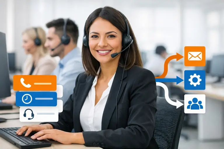 Filas de atendimento no PABX para Gluo CRM
