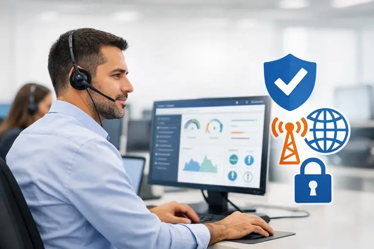 Operadora compatível com Google Voice com suporte empresarial