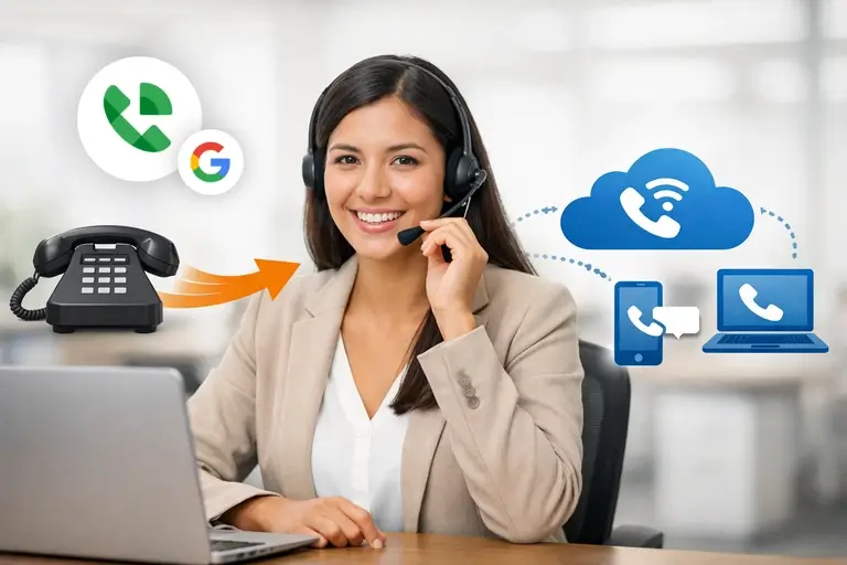 Linha de Telefone para Google Voice com portabilidade numérica