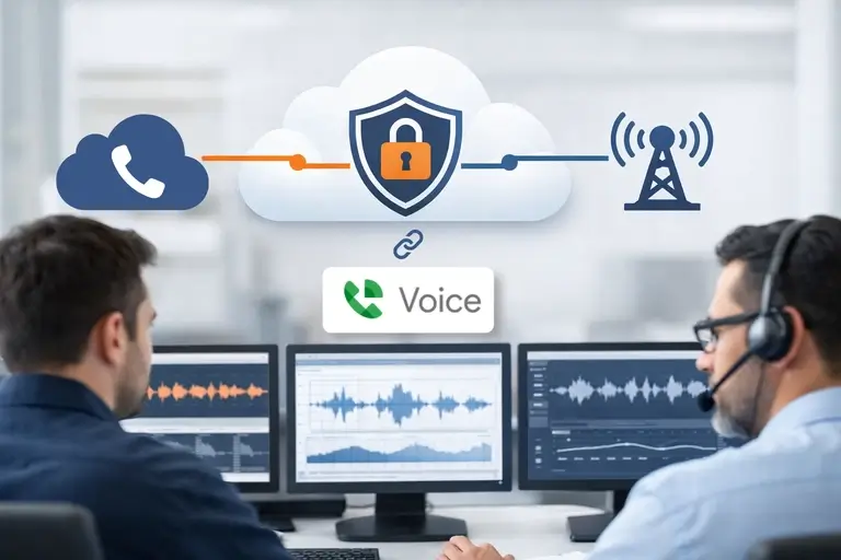 SBC para SIP Link com segurança e criptografia em nuvem