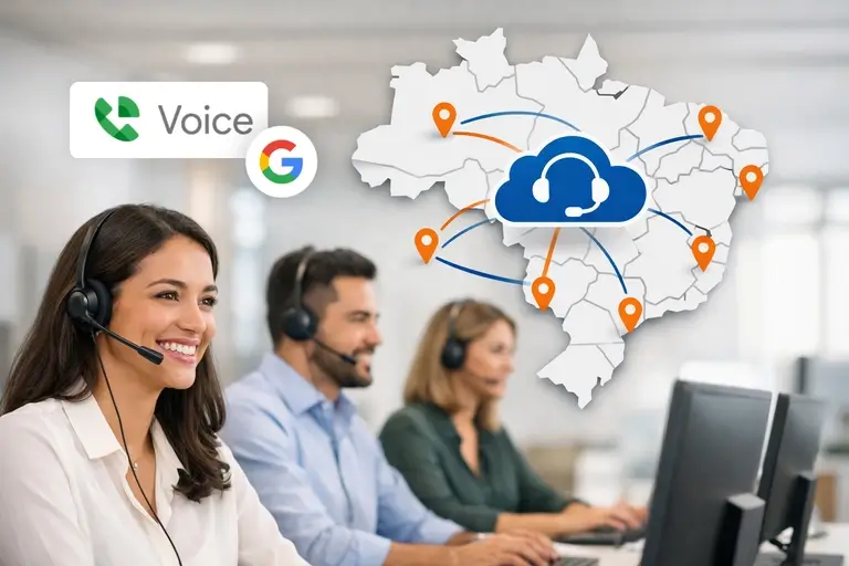 Número Fixo no Google Voice com portabilidade e DDDs no Brasil