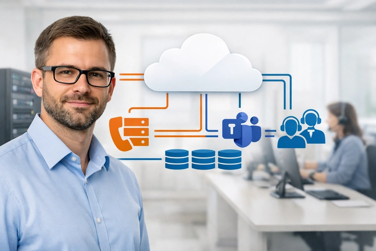 SIP Trunk para Microsoft Teams com Link de Voz STFC em nuvem