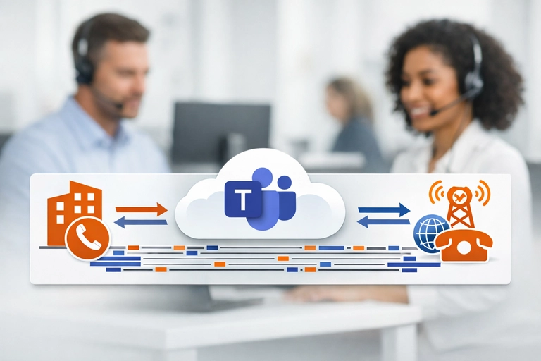 Conexão PSTN para Microsoft Teams com canais simultâneos planejados