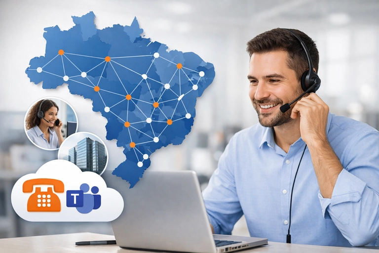 Linhas de Telefone para Microsoft Teams em qualquer DDD do Brasil
