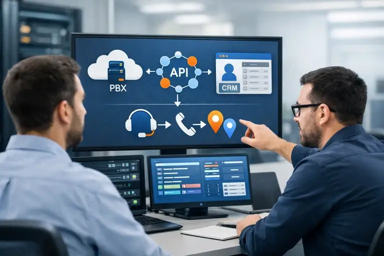 Software IVR integrado a PABX virtual, APIs, CRM e roteamento de chamadas