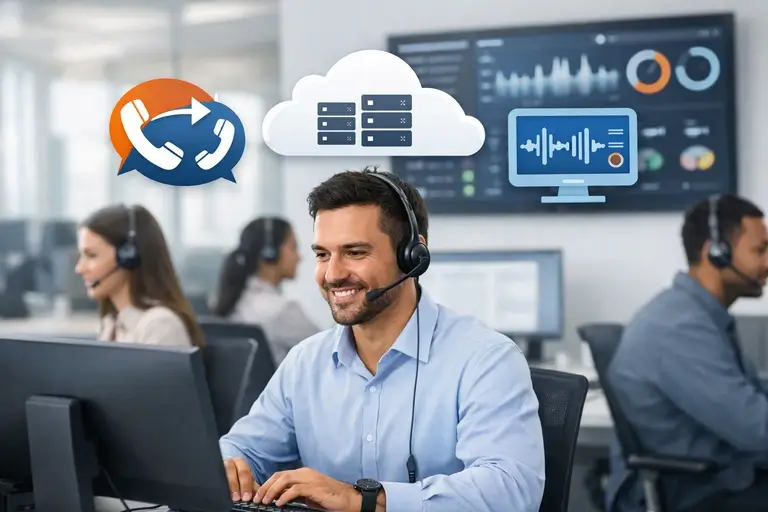 IVR em nuvem escalando atendimento telefônico corporativo contínuo