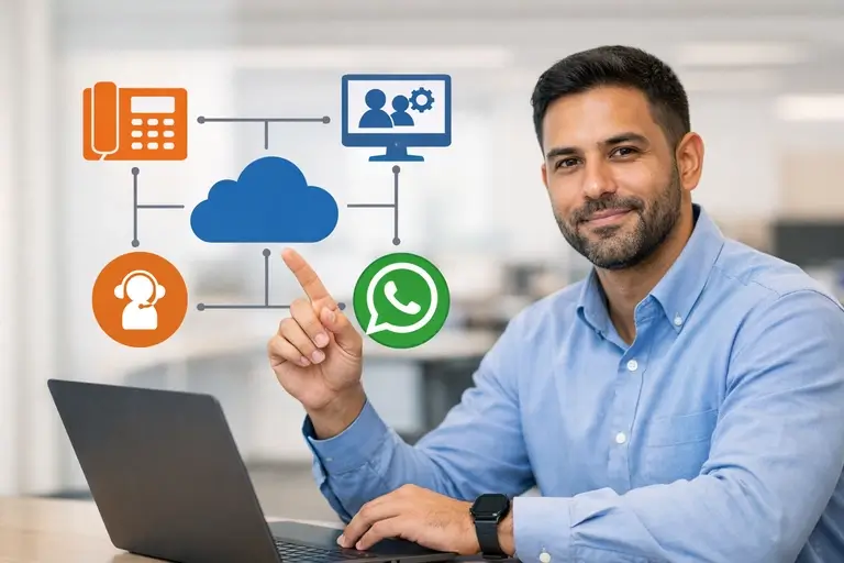 Avaliação de Atendimento integrada a telefonia, CRM e WhatsApp