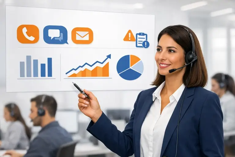 Monitoria de Qualidade em operação omnichannel com atendentes usando headset