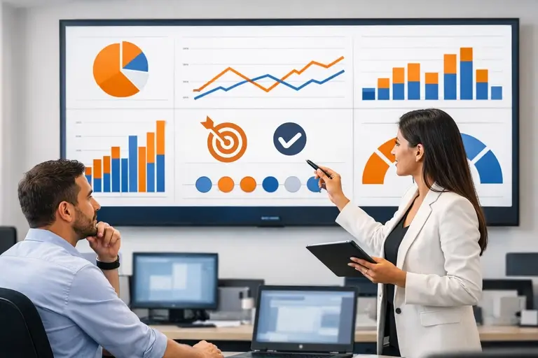 Controle de Qualidade do Call Center em dashboards de KPIs operacionais