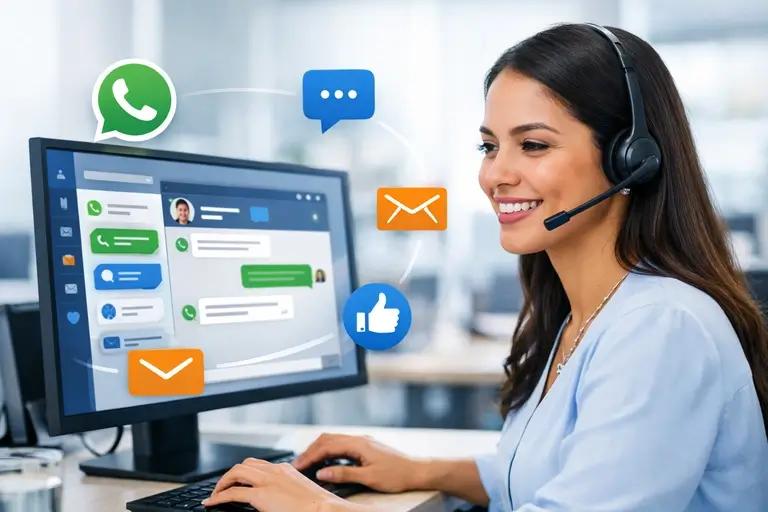 Atendimento Omnichannel com WhatsApp Business API