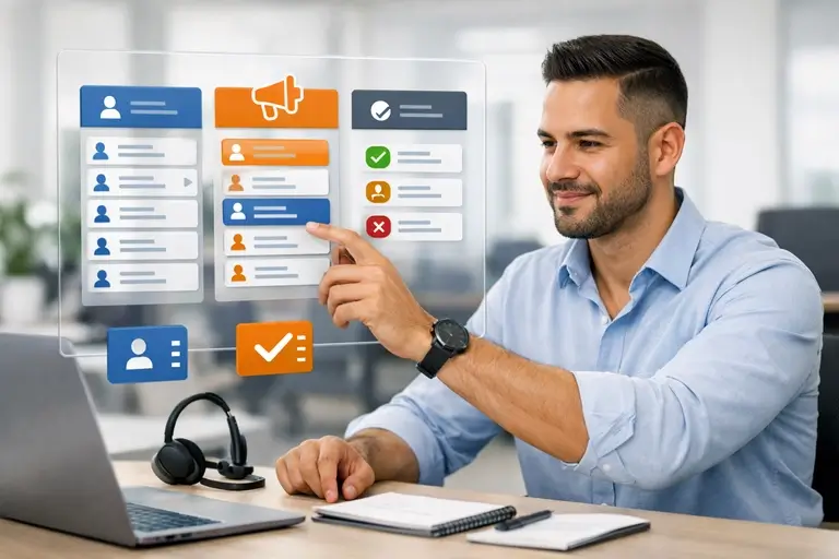 Discador gerenciando mailing e bases de contatos empresariais