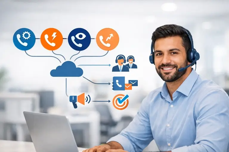 Automação de Discagem com Dialer preditivo e power