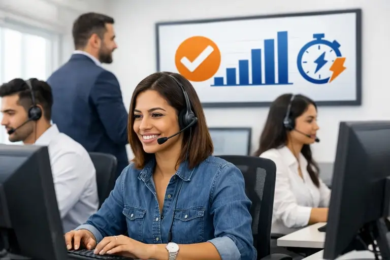 Discador elevando produtividade de operadores em call center
