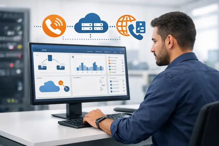 Telefone Virtual conectado a VoIP, DID e PABX Virtual