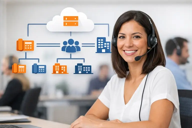 PABX em Nuvem com ramais na Telefonia IP Empresarial
