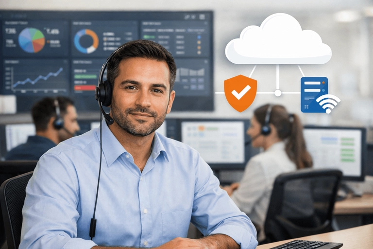 Telefonia para PABX 3CX com controle e continuidade operacional