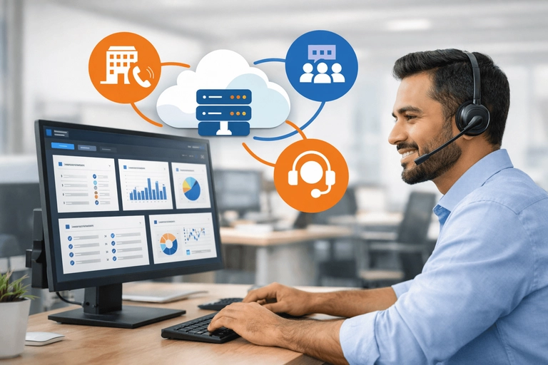 Integração 3CX PABX para Empresas com canais simultâneos