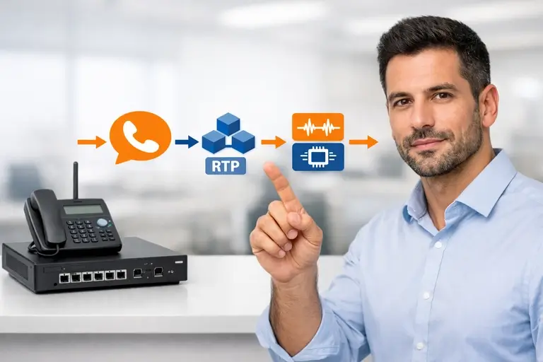 Conexão PSTN para Central PABX Intelbras via SIP RTP e codecs