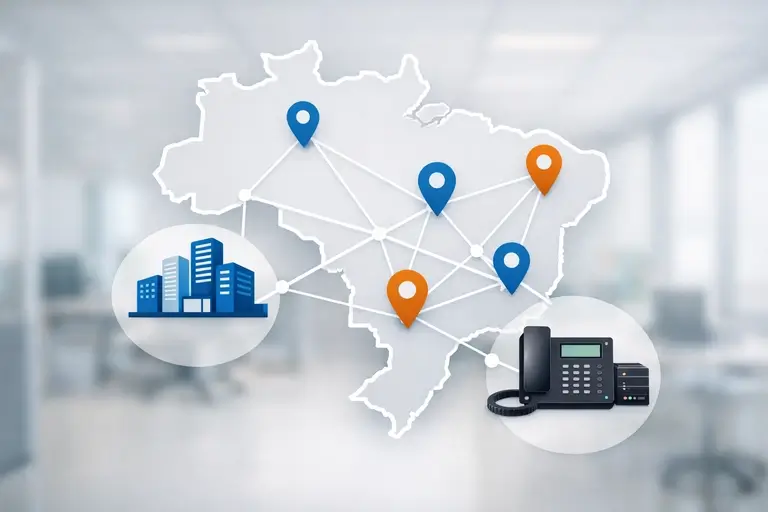 Número Fixo no Central PABX Intelbras em DDDs estratégicos