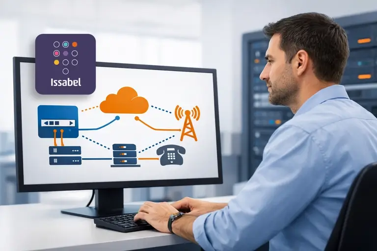 SIP Trunk para Issabel conectando PBX empresarial à telefonia pública