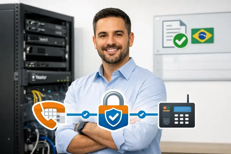 Operadora STFC para PABX Yeastar com telefonia fixa segura