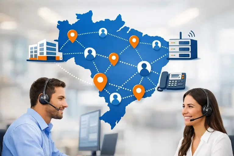 Captura Automática de Ligações em PABX IP com ramais e troncos