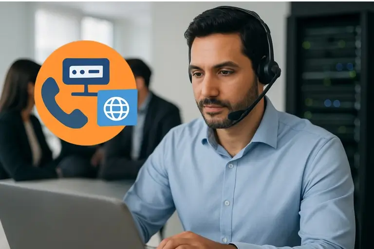 Linha Telefônica compatível com PABX Físico e PABX IP