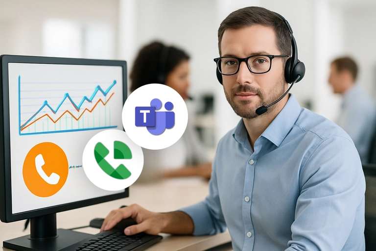 Conecte o Google Voice e Microsoft Teams com a sua Linha de Telefone