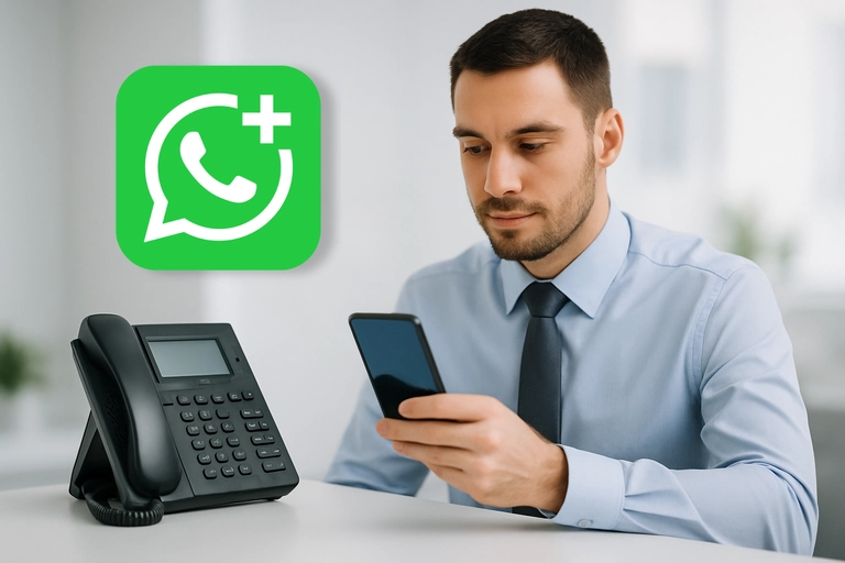 Obtenha Chamadas de Voz no WhatsApp integrado com o mesmo número de seu Telefone Fixo