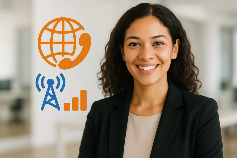 Operadoras Nacionais e Internacionais que operam com nossas Linhas Telefônicas expandem com facilidade e com tarifação clara e previsível