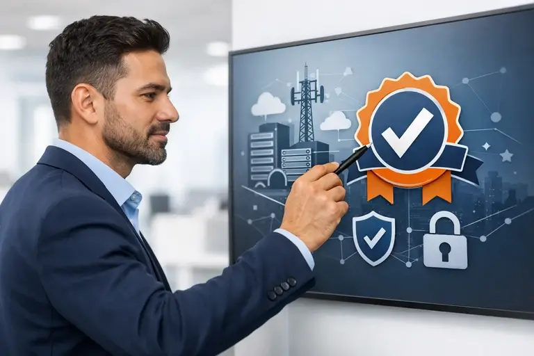Especialista validando Operadora STFC para ElevenLabs conforme Anatel