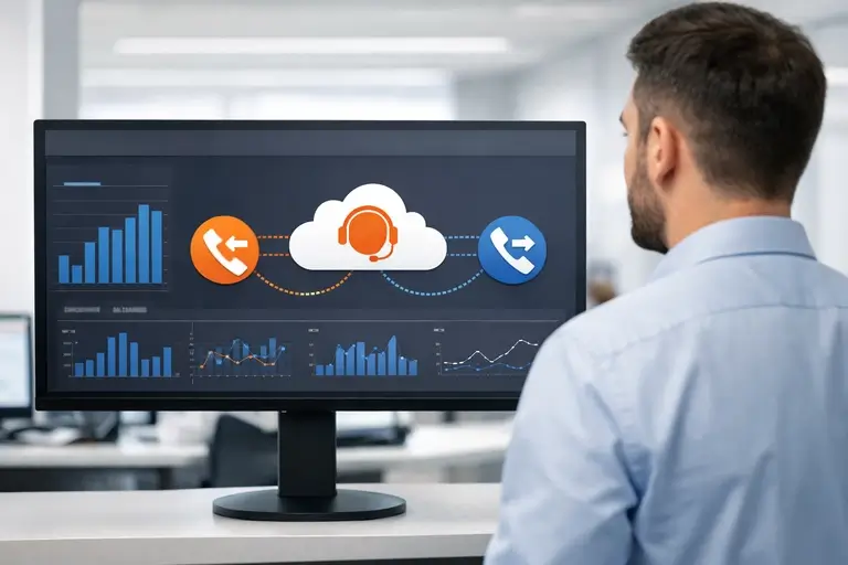 Dashboard de canais do SIP Trunk para ElevenLabs em campanha ativa