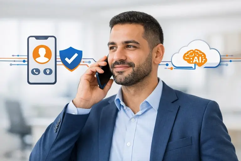 Conexão PSTN para ElevenLabs com chamada corporativa verificada