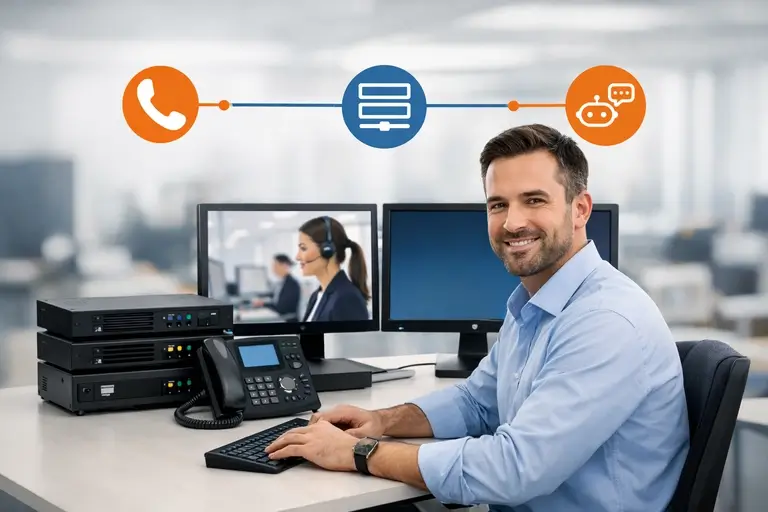 Linha SIP para ElevenLabs integrada a PABX IP e contact center