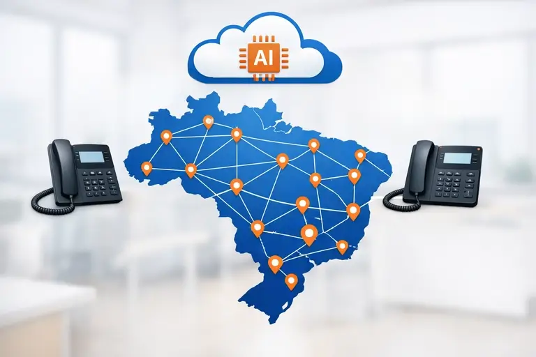 Mapa de DDDs com SIP Trunk para ElevenLabs e numeração brasileira