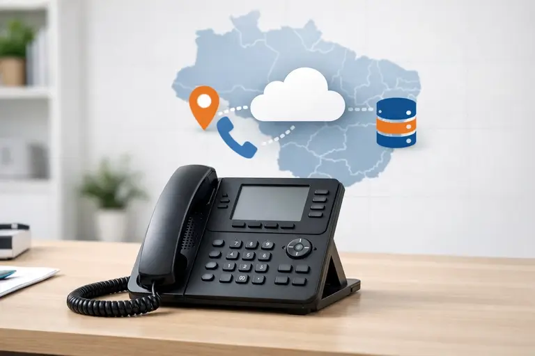 Telefone corporativo com Número Fixo no ElevenLabs e DDD local